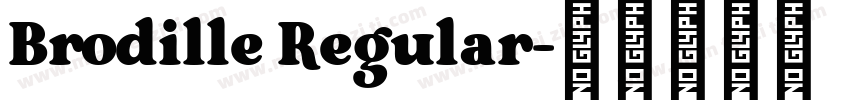 Brodille Regular字体转换
